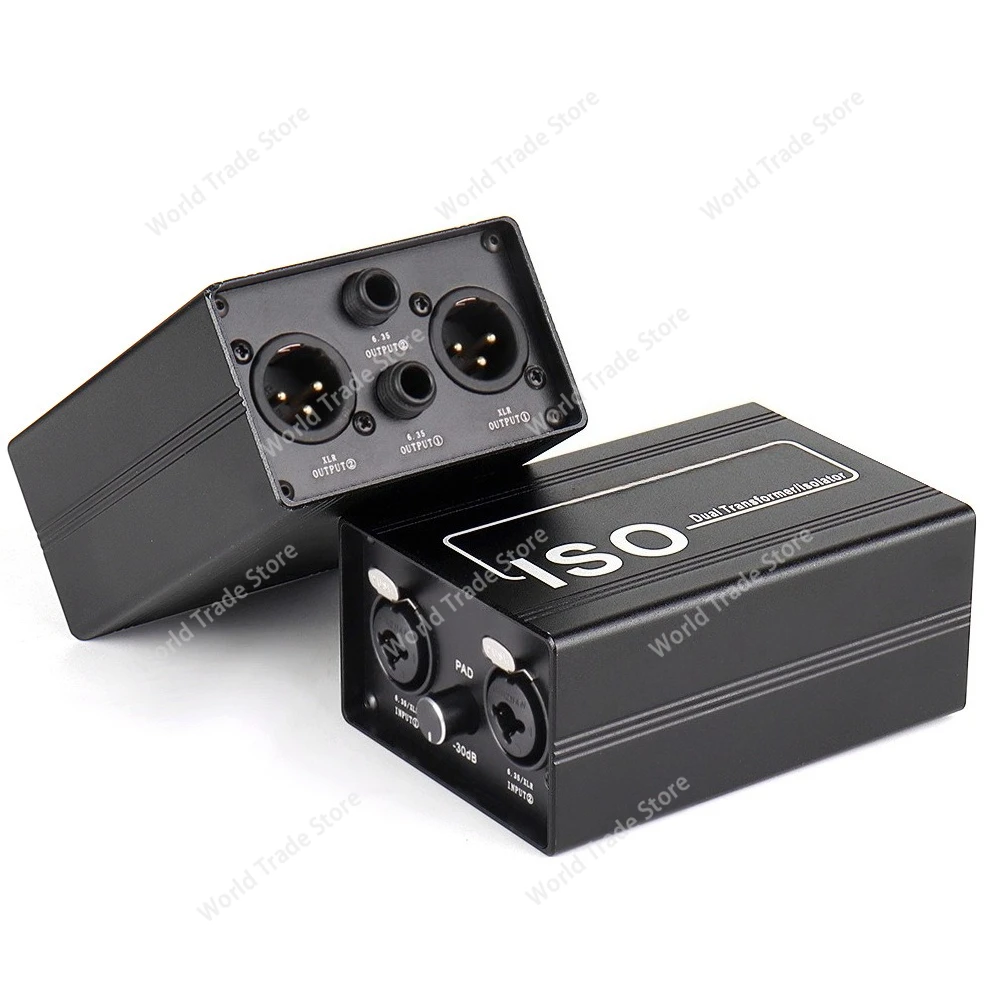 Audio current noise eliminator, audio isolator, 6.35 XLR audio noise reduction device
Audio current noise eliminator, audio isolator, 6.35 XLR audio noise reduction device