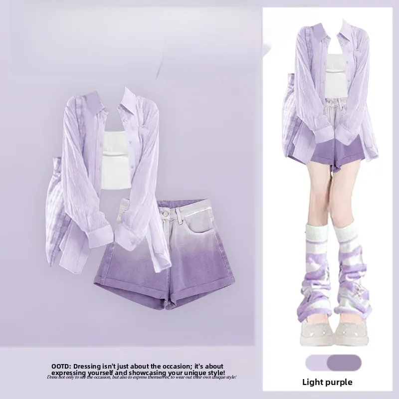 Summer 2026 Dopaamine Inspired Women's Set Casual Sunscreen Outfit Strap Top with Shorts Two-Piece Ensemble Age-Defying
Summer 2026 Dopaamine Inspired Women's Set Casual Sunscreen Outfit Strap Top with Shorts Two-Piece Ensemble Age-Defying