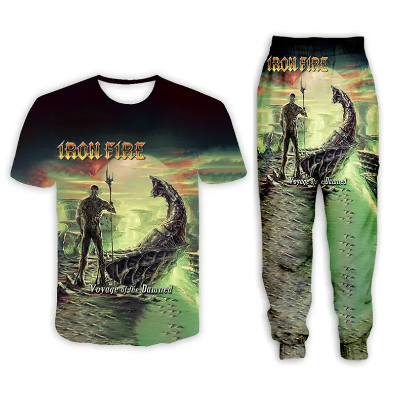 Iron Fire Band 3D Print Casual T-shirt + Pants Jogging Pants Trousers Suit Clothes Women/ Men's Sets Suit Clothes
Iron Fire Band 3D Print Casual T-shirt + Pants Jogging Pants Trousers Suit Clothes Women/ Men's Sets Suit Clothes