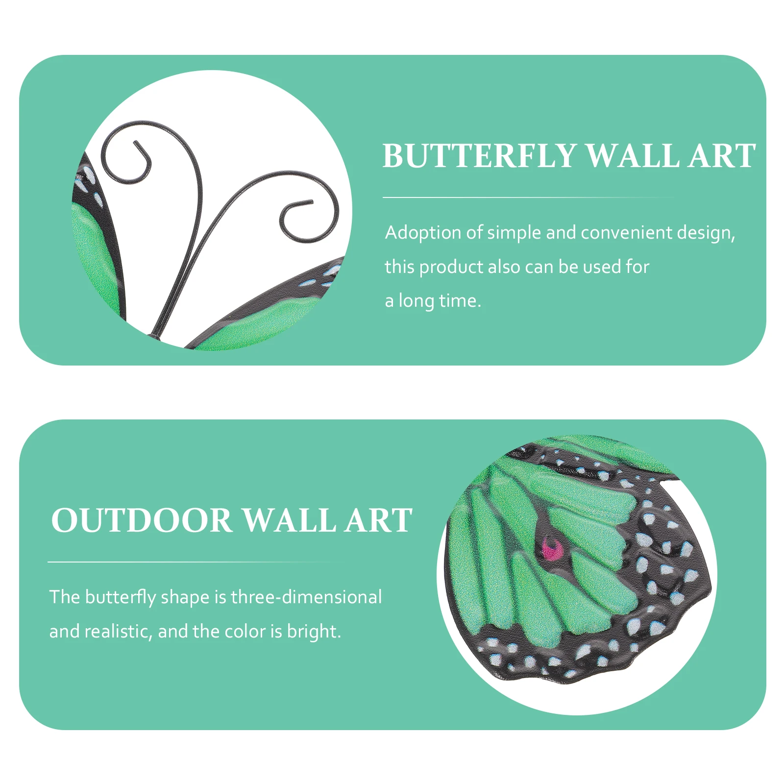 3D Iron Butterfly Wall Art Decor Outdoor Garden Fence Patio Decoration Metal Sculpture Yard Home Lighting Accents
3D Iron Butterfly Wall Art Decor Outdoor Garden Fence Patio Decoration Metal Sculpture Yard Home Lighting Accents