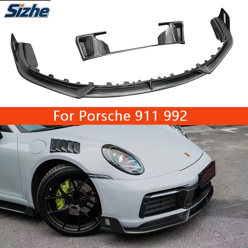 For Porsche 911 992 Carbon Fiber Front Lip & Splitter Chin Spoiler Diff Aero Kit Direct Fit Performance Upgrade
For Porsche 911 992 Carbon Fiber Front Lip & Splitter Chin Spoiler Diff Aero Kit Direct Fit Performance Upgrade