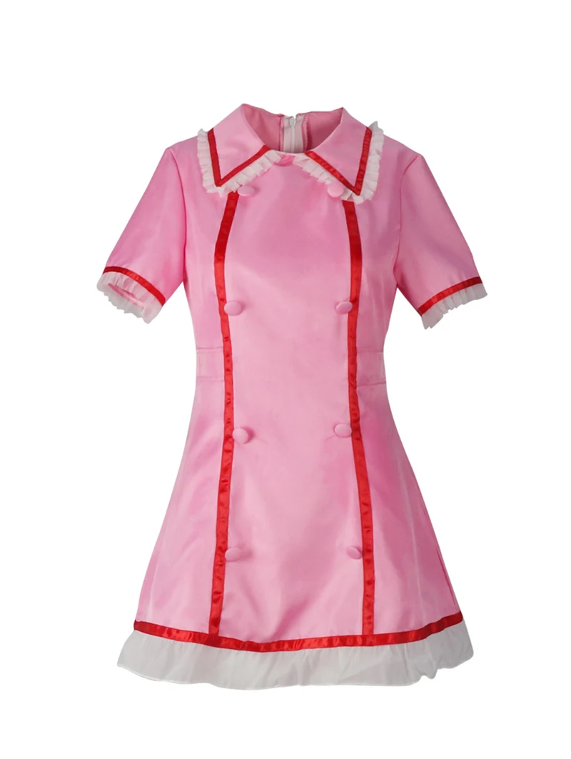 Полный комплект розовой униформы медсестры, косплей-костюм аниме для девочек на Хэллоуин
Полный комплект розовой униформы медсестры, косплей-костюм аниме для девочек на Хэллоуин