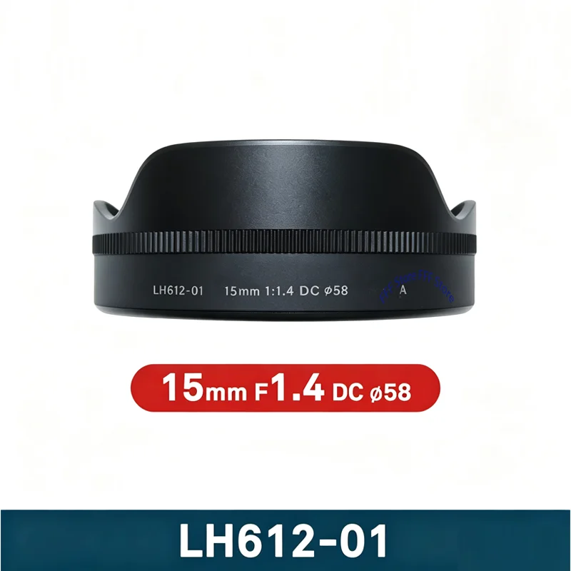 New Original LH612-01 Lens Hood For Sigma 15f1.4 15/1.4 15mm F1.4 15mmf1.4 58mm Lens LH612 01
New Original LH612-01 Lens Hood For Sigma 15f1.4 15/1.4 15mm F1.4 15mmf1.4 58mm Lens LH612 01