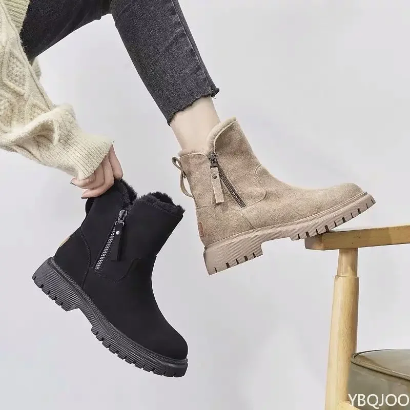 Large Size Winter Fashion Thick Sole Height Increasing and Plush Thick Women's Boots New Warm and Versatile Women's Short Boots
Large Size Winter Fashion Thick Sole Height Increasing and Plush Thick Women's Boots New Warm and Versatile Women's Short Boots