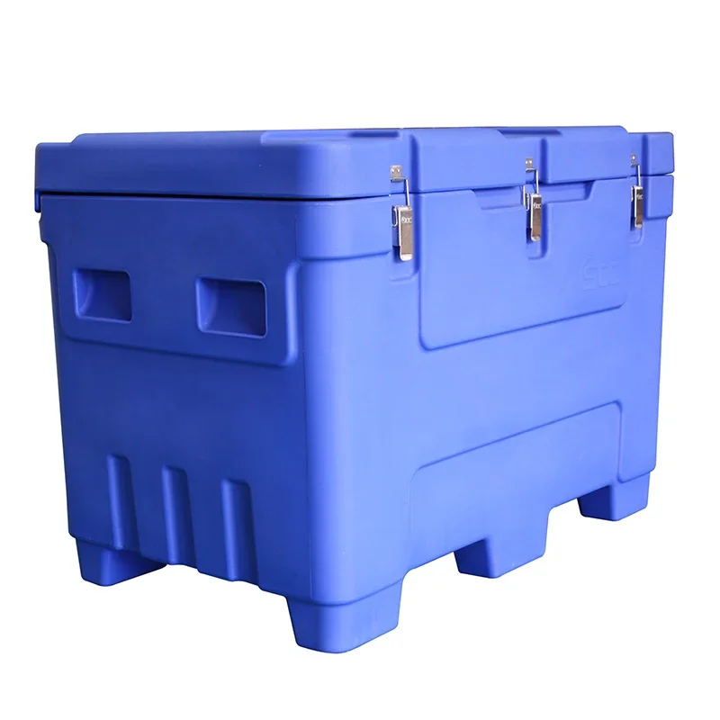 240L Dry Ice Cooling Container Cooler Cleaning Equipment Parts Box With Wheels Carrier Cold Chain for air Transport Box
240L Dry Ice Cooling Container Cooler Cleaning Equipment Parts Box With Wheels Carrier Cold Chain for air Transport Box