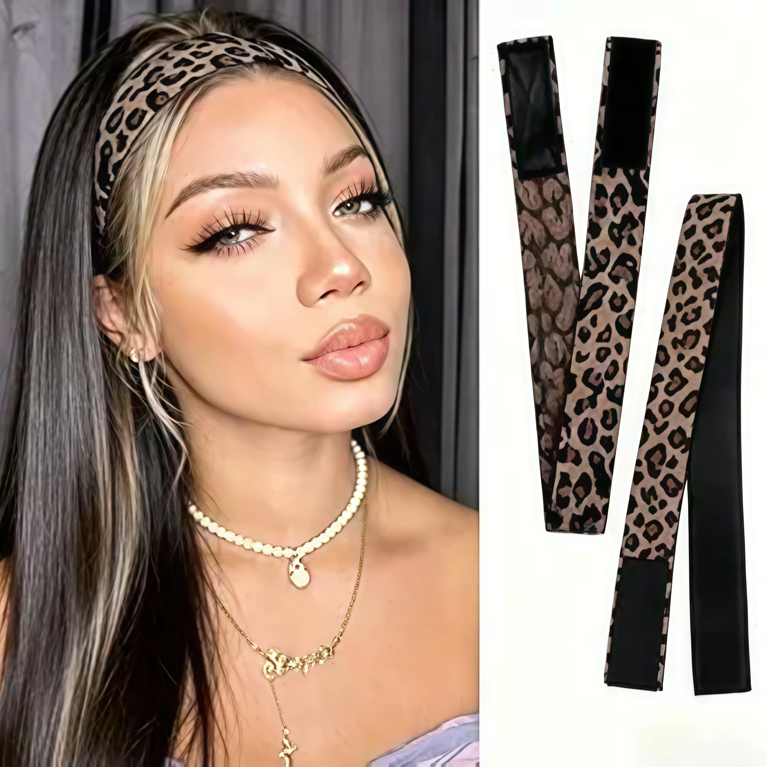 1pcs leopard print wig fixed headband, adjustable leopard print headband, anti slip hair tie wig, makeup face wash headband, hair tie headband
1pcs leopard print wig fixed headband, adjustable leopard print headband, anti slip hair tie wig, makeup face wash headband, hair tie headband