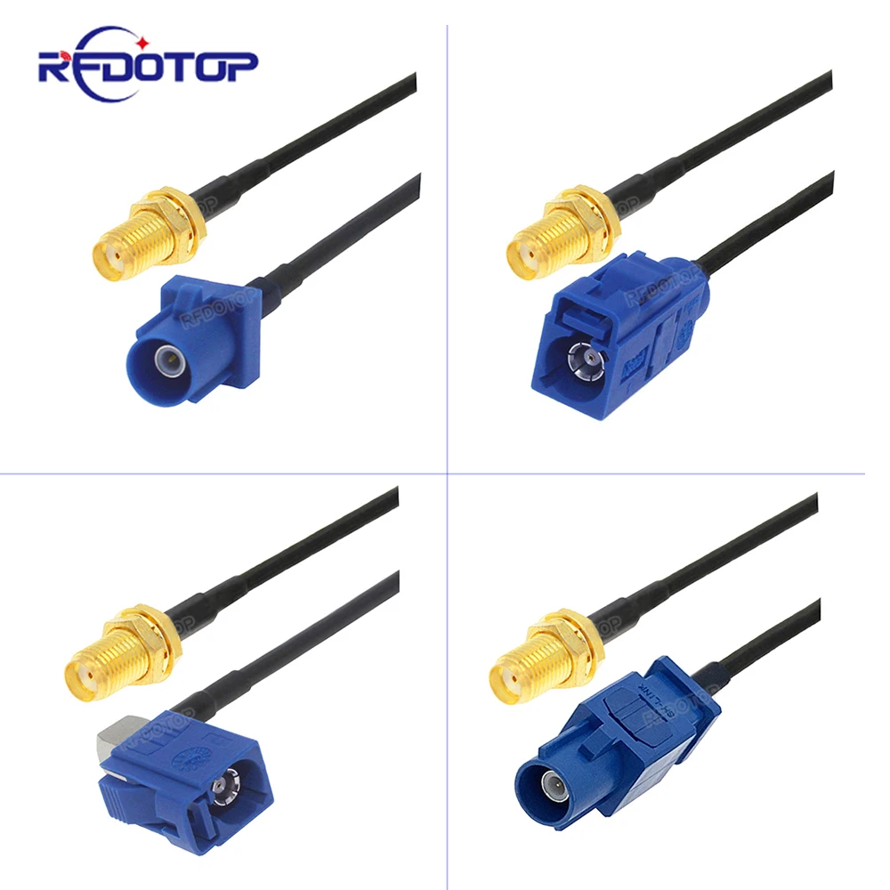 1Pcs Blue Fakra C Male to SMA Female RG174 Cable Connector Adapter Car GPS Navigation Antenna Extension Cord RF Coax Pigtail
1Pcs Blue Fakra C Male to SMA Female RG174 Cable Connector Adapter Car GPS Navigation Antenna Extension Cord RF Coax Pigtail