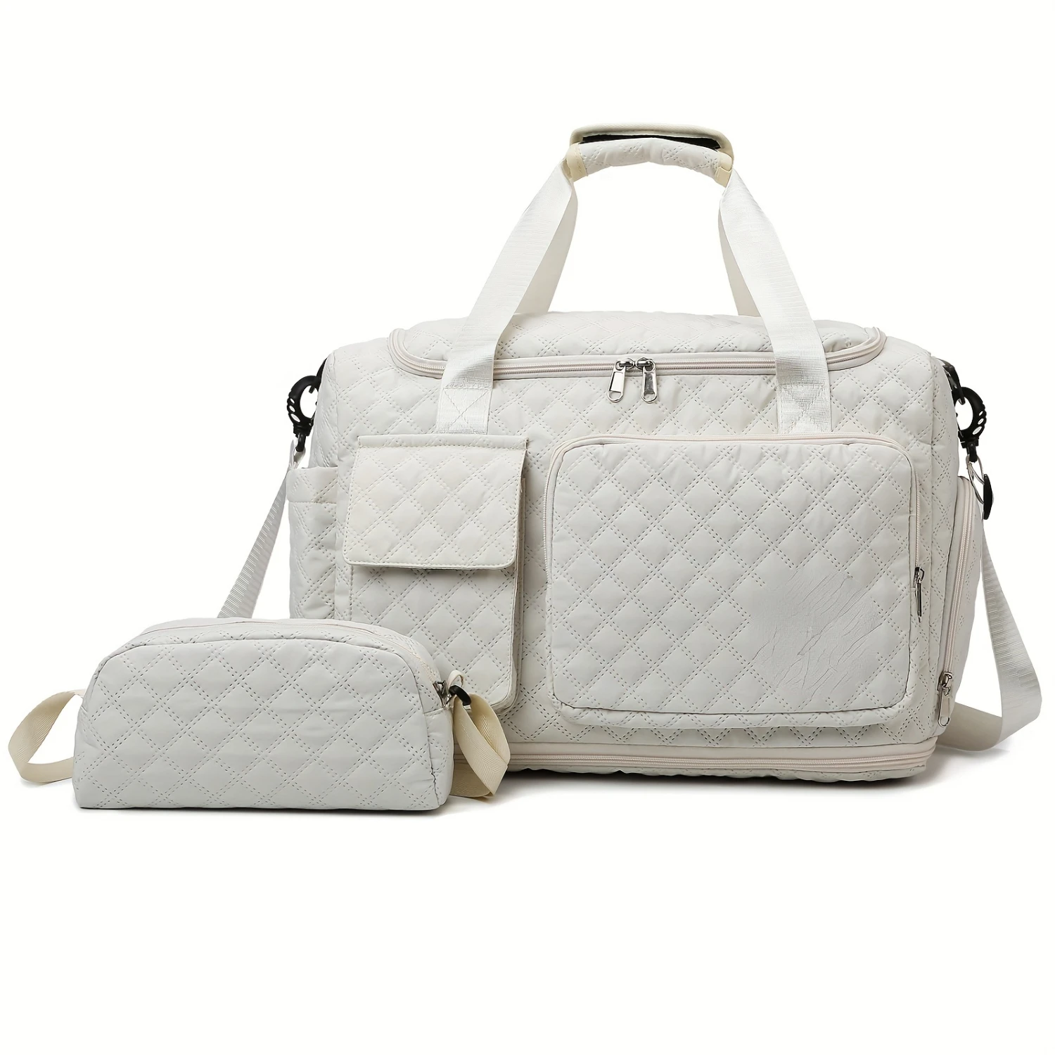 Weekender Travel Bag Women Shoe Compartment Waterproof Duffle Bag Gym Tote Carry On Toiletry Bag
Weekender Travel Bag Women Shoe Compartment Waterproof Duffle Bag Gym Tote Carry On Toiletry Bag