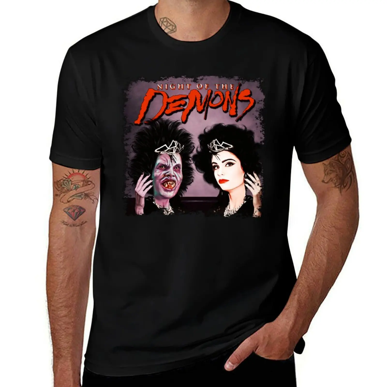 Night of the Demons T-Shirt customizeds vintage t shirts summer clothes croswit shirt man fitted t shirts for men
Night of the Demons T-Shirt customizeds vintage t shirts summer clothes croswit shirt man fitted t shirts for men