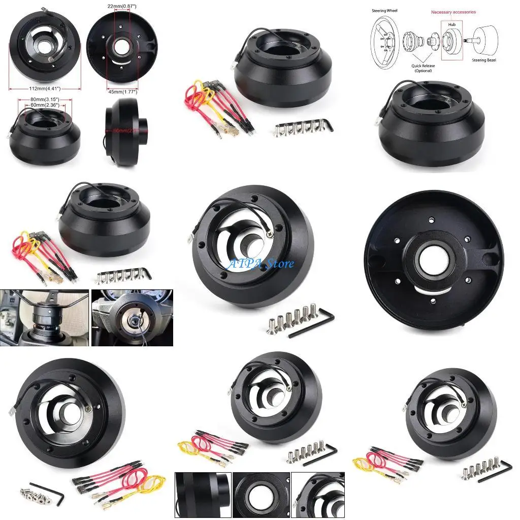 U13C 135H Комплект быстросъемного адаптера короткой ступицы рулевого колеса для Fit,
U13C 135H Комплект быстросъемного адаптера короткой ступицы рулевого колеса для Fit,