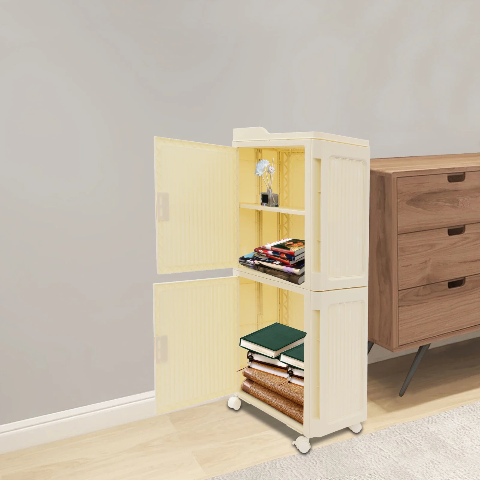 Narrow Slim Storage Sabinet, 4-Tier Slim Storage Cabinet, Storage Cabinet with Lockable Wheels
Narrow Slim Storage Sabinet, 4-Tier Slim Storage Cabinet, Storage Cabinet with Lockable Wheels