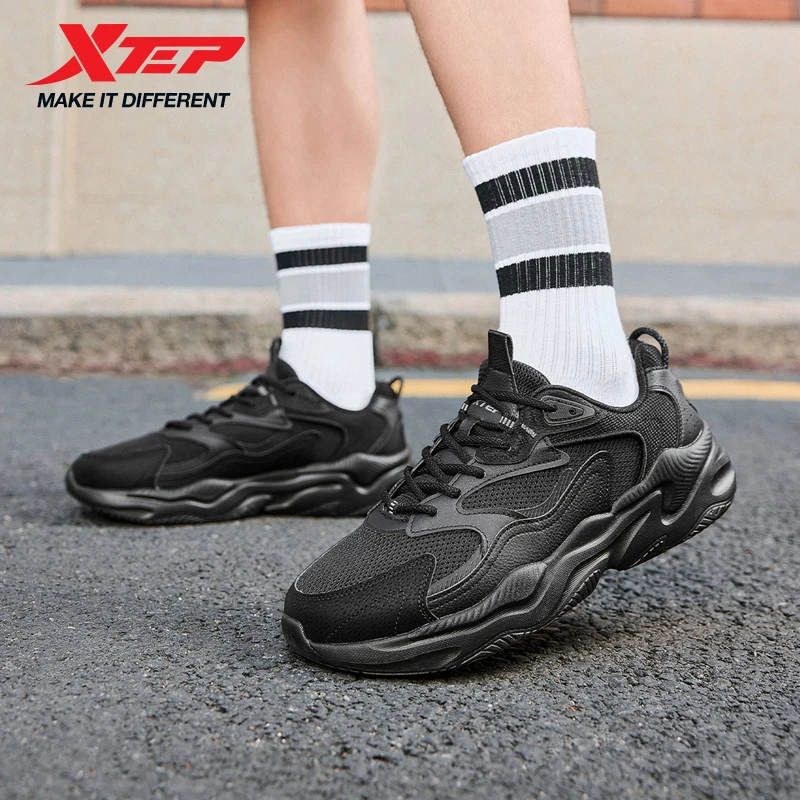 Xtep Casual Shoes For Men Breathable Thick Sole Heightened Lightweight Strong Wrapping Street Style Sports Shoes 977319320047
Xtep Casual Shoes For Men Breathable Thick Sole Heightened Lightweight Strong Wrapping Street Style Sports Shoes 977319320047