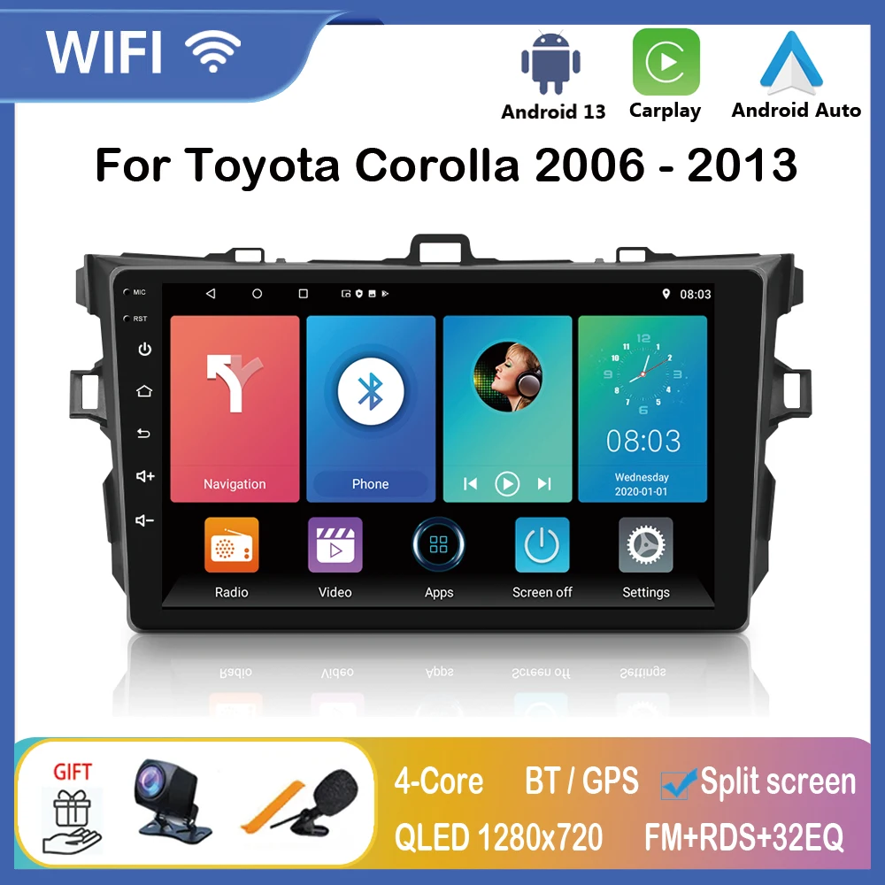 Car Radio Multimedia Video Player For Toyota Corolla E140 E150 2006 - 2013 Carplay Android Auto Audio Navigation 2din Autoradio
Car Radio Multimedia Video Player For Toyota Corolla E140 E150 2006 - 2013 Carplay Android Auto Audio Navigation 2din Autoradio