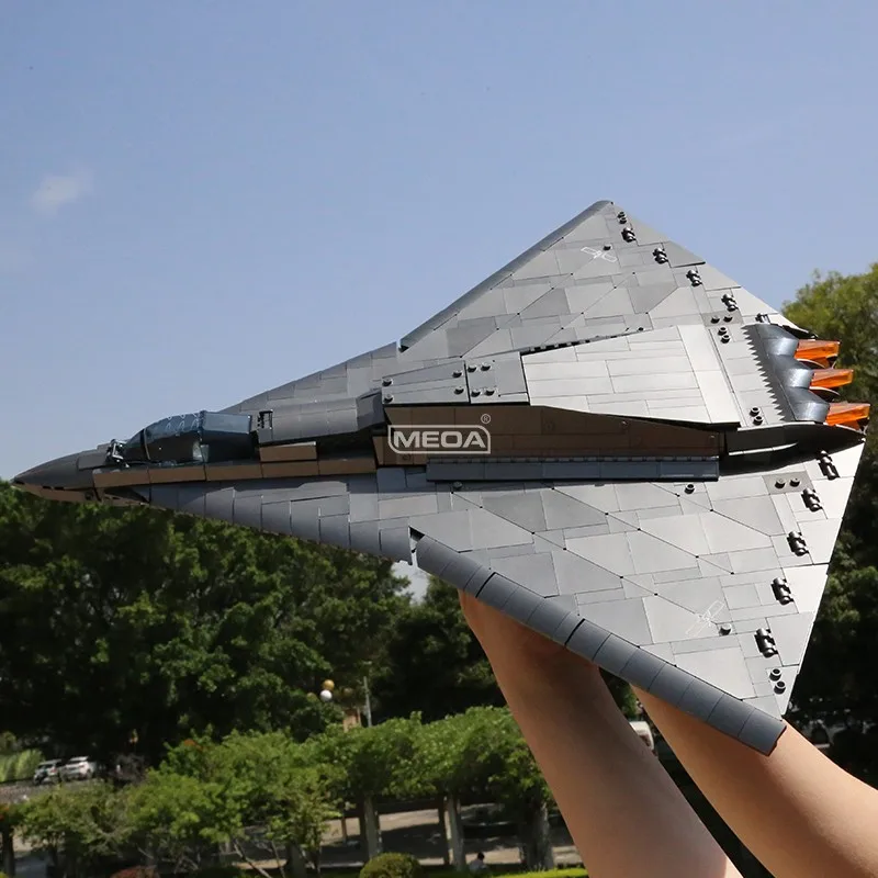 Chinese 6th Generation Stealth Fighter J-36 Plane Building Blocks 1/44 Military Model Bricks Toys Simulated Metal Coating
Chinese 6th Generation Stealth Fighter J-36 Plane Building Blocks 1/44 Military Model Bricks Toys Simulated Metal Coating