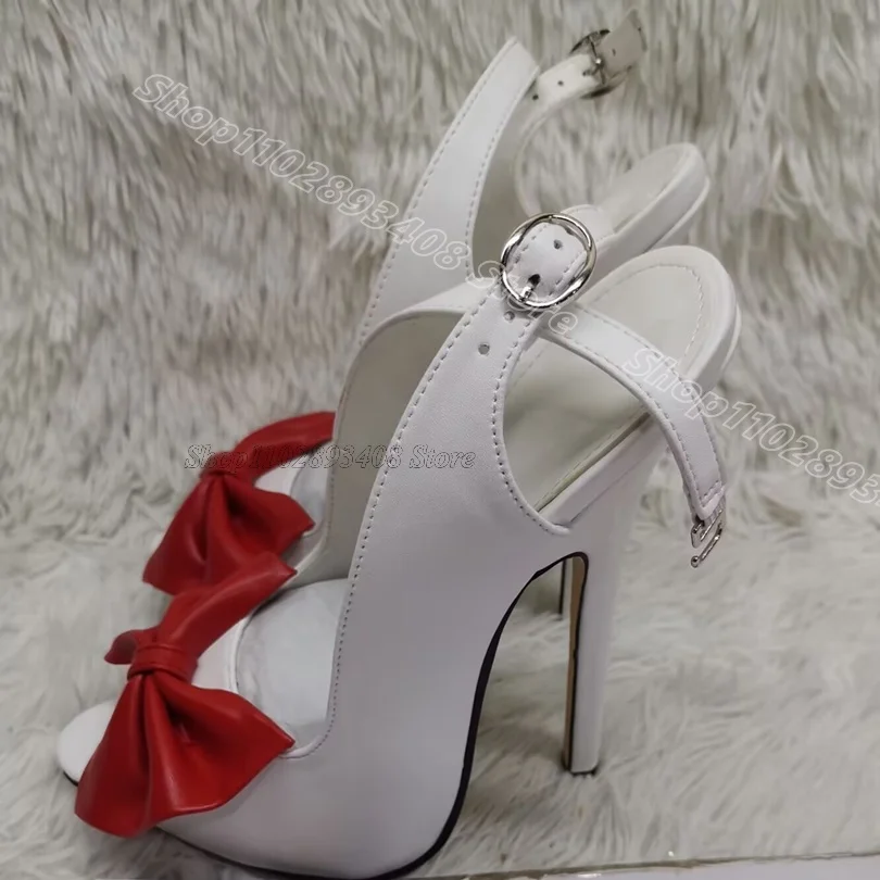 White Bowknot Decor Stiletto Sandals Peep Toe Ankle Buckle British Style Fashion Summer Women Party Sandals Zapatos Para Mujere
White Bowknot Decor Stiletto Sandals Peep Toe Ankle Buckle British Style Fashion Summer Women Party Sandals Zapatos Para Mujere