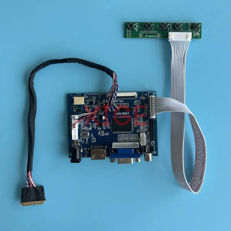 Controller Board Fit BT101IW01 BT101IW02 LP101WSA BT101IW03 1024x600 HDMI+VGA+AV 1024*600 Laptop Display Screen 40-Pin LVDS Kit
Controller Board Fit BT101IW01 BT101IW02 LP101WSA BT101IW03 1024x600 HDMI+VGA+AV 1024*600 Laptop Display Screen 40-Pin LVDS Kit