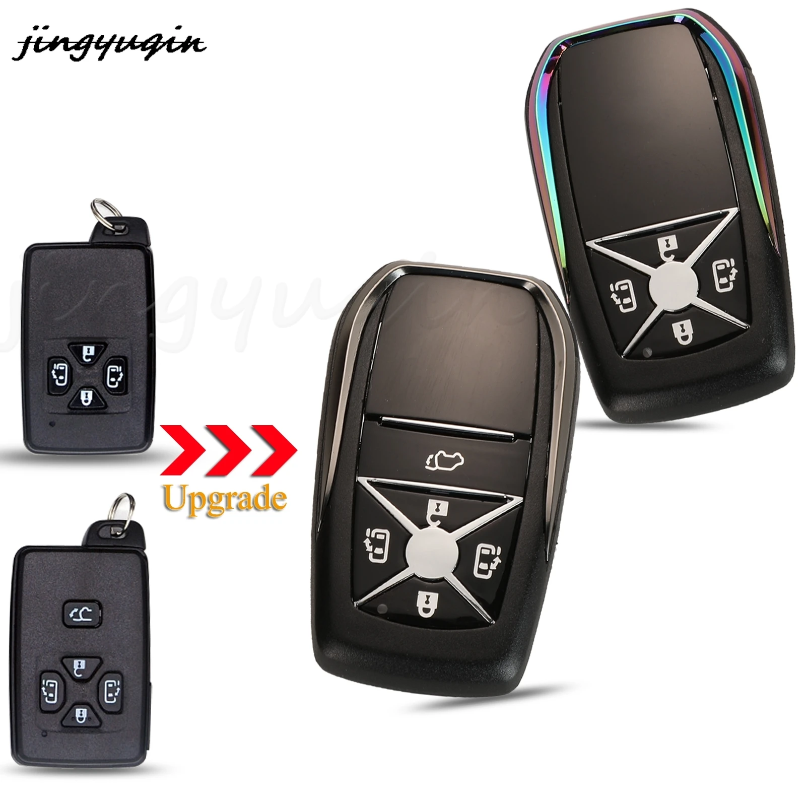 jingyuqin 4/5 Buttons Modified Replacement Remote Smart Key Shell Case Fob For Toyota Previa Alphard Prius With Insert Blade
jingyuqin 4/5 Buttons Modified Replacement Remote Smart Key Shell Case Fob For Toyota Previa Alphard Prius With Insert Blade