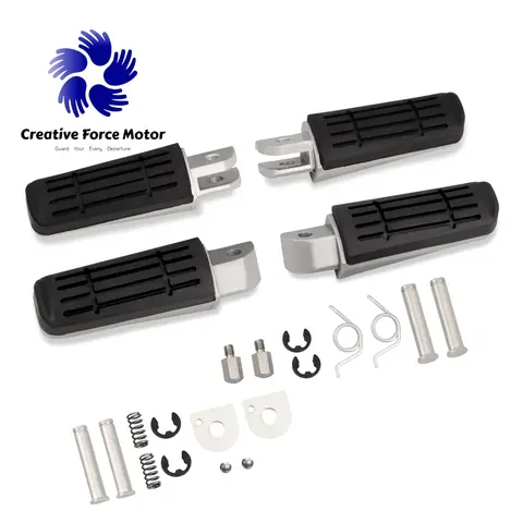 Front Rear Footrest Motorcycle Highway Foot pegs Pedal For YAMAHA FZ1 YZF 1000 R1 R6 FZ6 XJ 600 TDM 900 FJR 1300 FZS 600 FZR 600