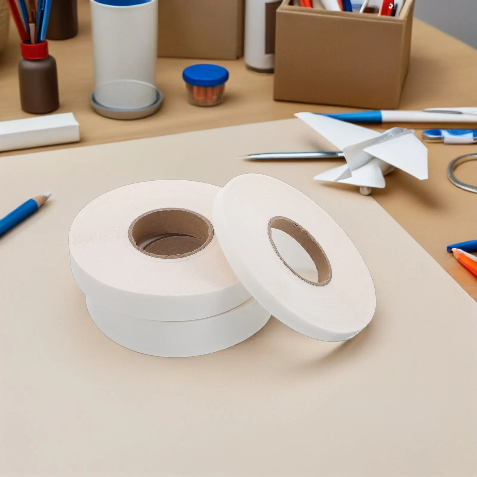 3 Rolls Double-Sided Heat Melt Bonding Web 50M Iron-on Fusible Adhesive Tape for Fabric Patch Repair Sewing Crafts Denim Cotton
3 Rolls Double-Sided Heat Melt Bonding Web 50M Iron-on Fusible Adhesive Tape for Fabric Patch Repair Sewing Crafts Denim Cotton