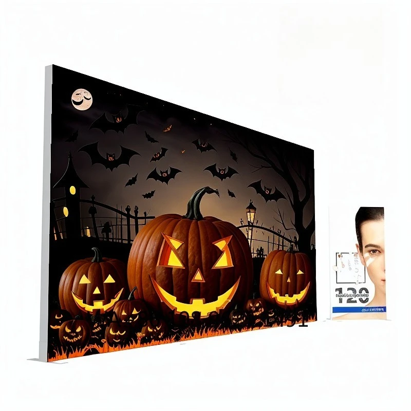 Double Sided SEG Fabric Lightbox Frameless Free Standing Aluminum LED Backlit Commercial Advertising Display
Double Sided SEG Fabric Lightbox Frameless Free Standing Aluminum LED Backlit Commercial Advertising Display