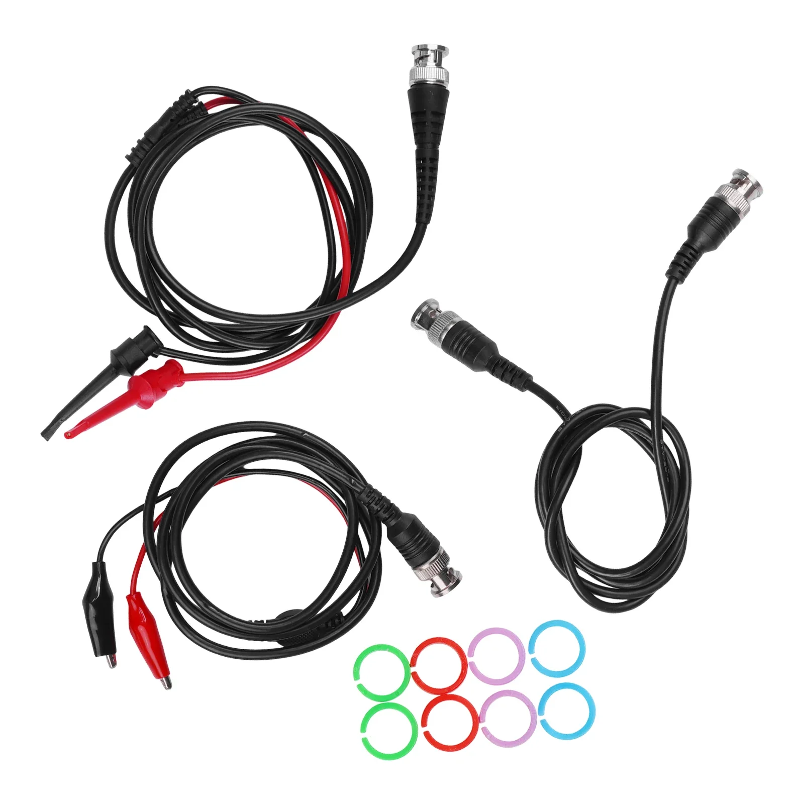 P1260 BNC Male to BNC Coaxial Cable with Crocodile Clip Test Leads Kit for Efficient Testing of Electronic Equipment
P1260 BNC Male to BNC Coaxial Cable with Crocodile Clip Test Leads Kit for Efficient Testing of Electronic Equipment