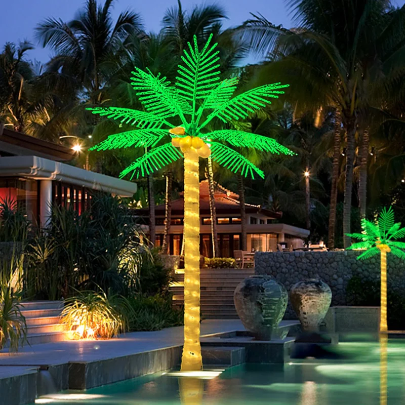 Outdoor Landscape Artificial Lighting Palm Tree Waterproof IP65 RGB Garden Brown
Outdoor Landscape Artificial Lighting Palm Tree Waterproof IP65 RGB Garden Brown