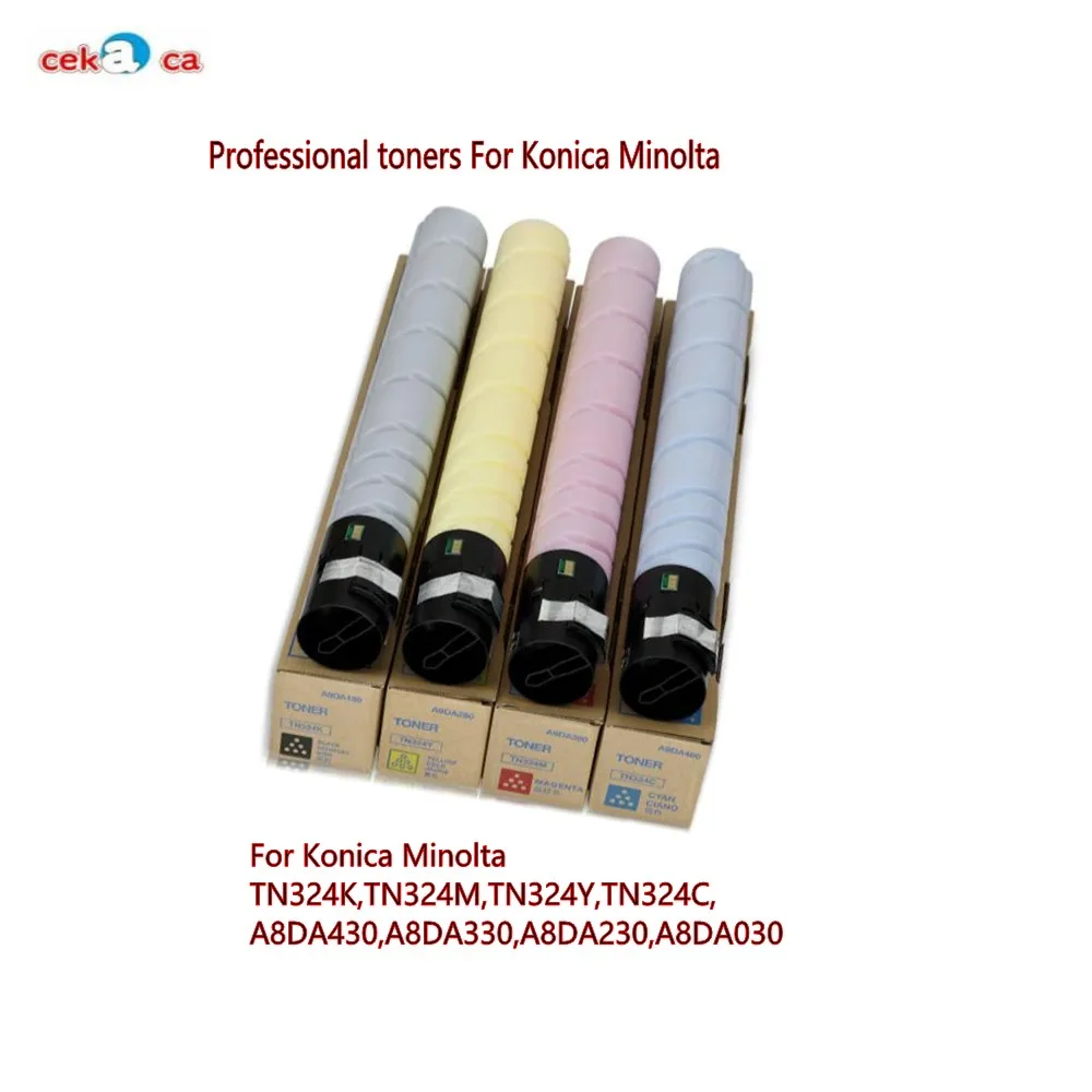 Картридж с тонером для принтера Konica Minolta TN324K TN324M TN324Y TN324C Bizhub C258 C308 C368
Картридж с тонером для принтера Konica Minolta TN324K TN324M TN324Y TN324C Bizhub C258 C308 C368