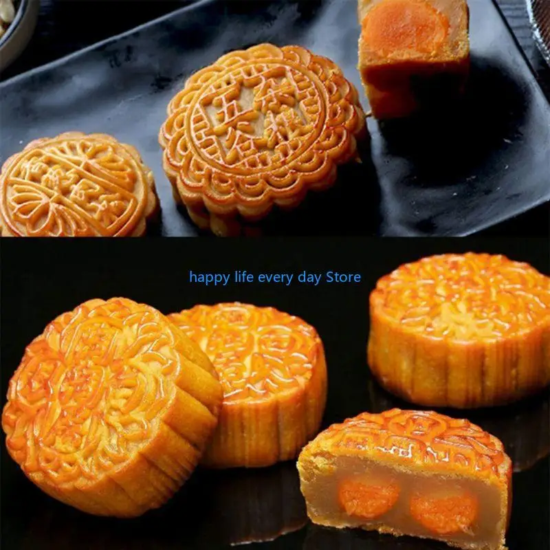 T8UC Mooncake Mold with 4pcs Flowers Stamps Hand Press Moon Cake Pastry Mould DIY Bakeware
T8UC Mooncake Mold with 4pcs Flowers Stamps Hand Press Moon Cake Pastry Mould DIY Bakeware