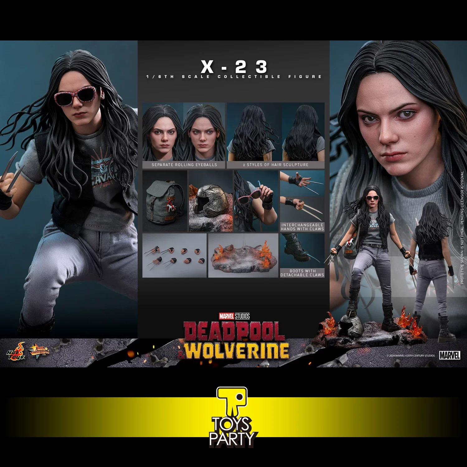 Deadpool Wolverine X-23 Laura Kinney HT 1/6 MMS781 Collectible Action Figures 12inch Toy Gift for Fans And Collectors
Deadpool Wolverine X-23 Laura Kinney HT 1/6 MMS781 Collectible Action Figures 12inch Toy Gift for Fans And Collectors