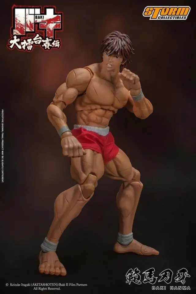 In Stock STORMTOYS Hanma Baki Great Arena 1/12 Articulated Action Figure Model Toy Figurine Muscular Body
In Stock STORMTOYS Hanma Baki Great Arena 1/12 Articulated Action Figure Model Toy Figurine Muscular Body