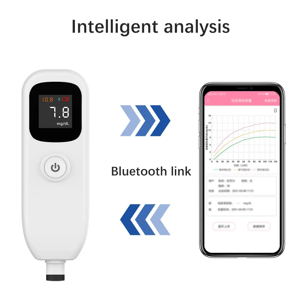 Baby Jaundice Detector Neonatal Jaundice Meter Transcutaneous Bilirubinometer Bilirubin Meter for Hospital Clinic
Baby Jaundice Detector Neonatal Jaundice Meter Transcutaneous Bilirubinometer Bilirubin Meter for Hospital Clinic