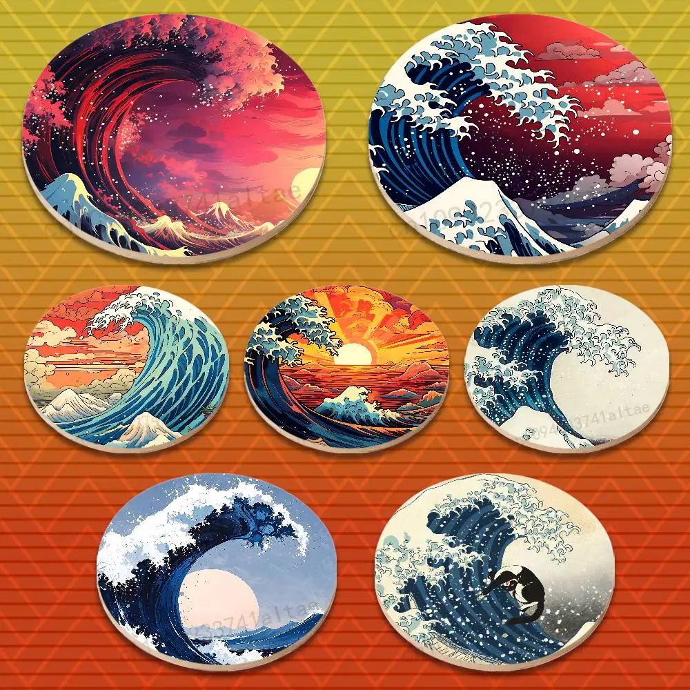 Wave Kanagawa Art Cat Multifunctional Coasters Round Wooden Heat Resistant Non-Slip Home Decor Gift
Wave Kanagawa Art Cat Multifunctional Coasters Round Wooden Heat Resistant Non-Slip Home Decor Gift
