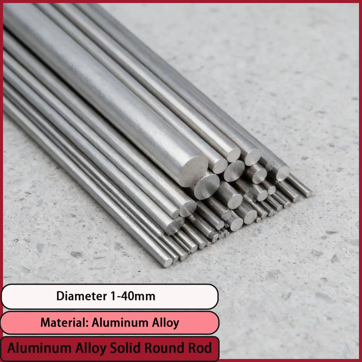 Aluminum alloy solid round rod with a diameter of 1-40mm is used in aerospace, automotive manufacturing, etc
Aluminum alloy solid round rod with a diameter of 1-40mm is used in aerospace, automotive manufacturing, etc