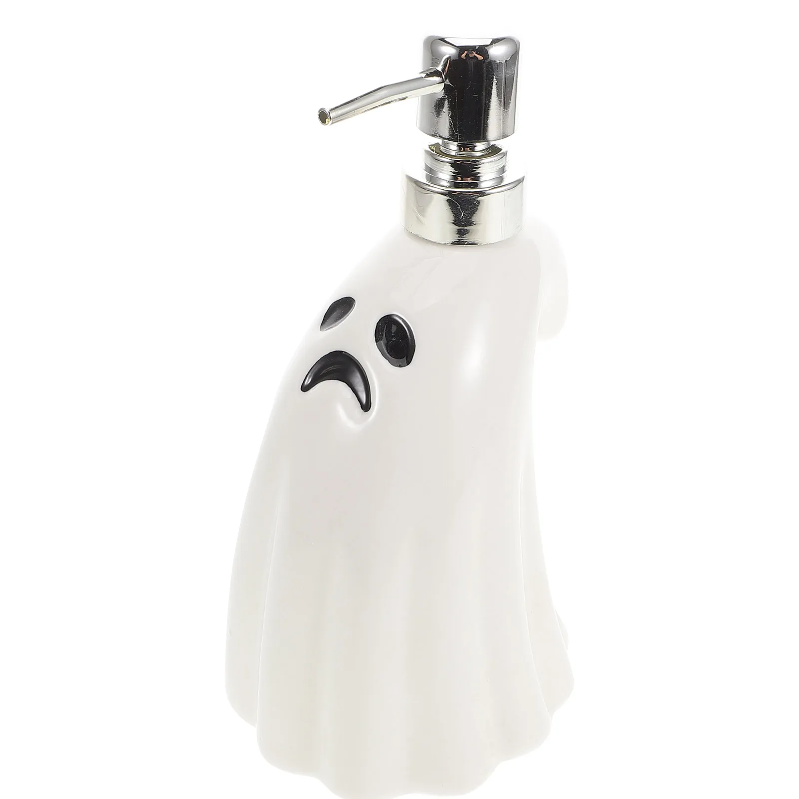 300ml Ghost Shaped Ceramic Soap Dispenser Hand Wash Bottle Bathroom Refillable Lotion Pump Empty Container Multifunctional Hotel
300ml Ghost Shaped Ceramic Soap Dispenser Hand Wash Bottle Bathroom Refillable Lotion Pump Empty Container Multifunctional Hotel
