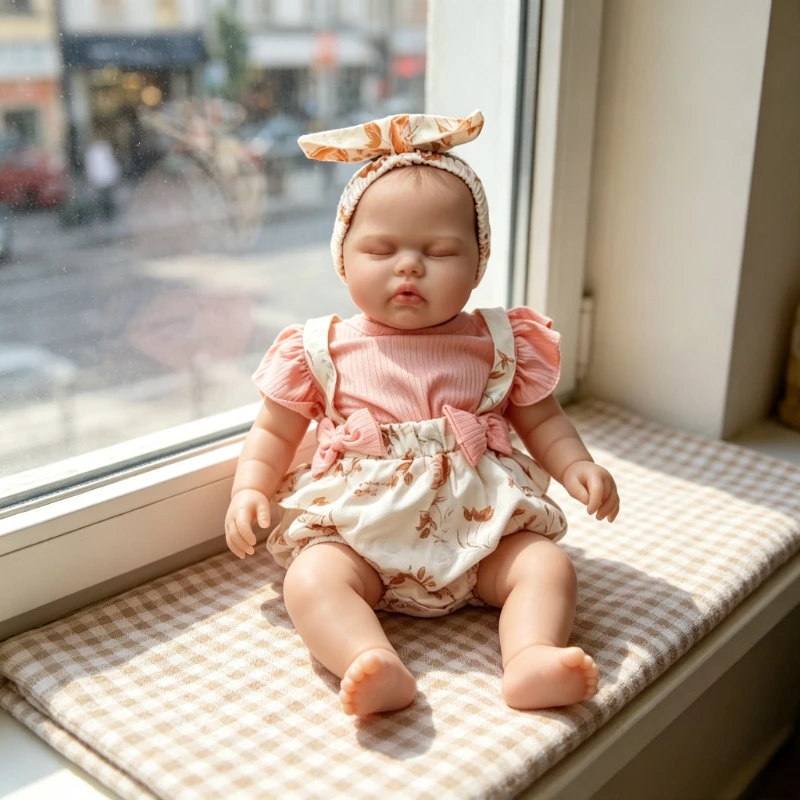 48CM Newborn Baby Doll Sleeping Pickle Lifelike 3D Painted Skin with Visible Veins Multiple Layers Collectible Art Doll
48CM Newborn Baby Doll Sleeping Pickle Lifelike 3D Painted Skin with Visible Veins Multiple Layers Collectible Art Doll