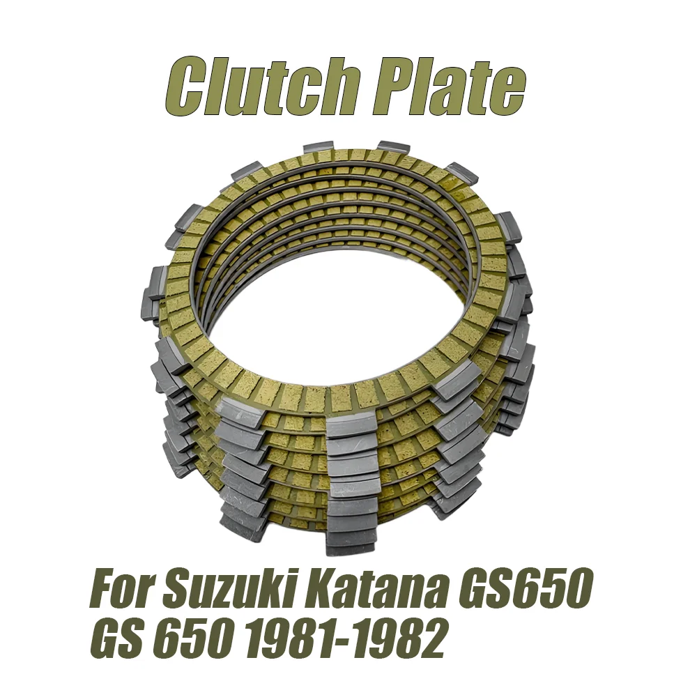 Motorcycle accessories Clutch Friction Disc Plate Kit set fit For Suzuki Katana GS650 GS 650 1981-1982 
Motorcycle accessories Clutch Friction Disc Plate Kit set fit For Suzuki Katana GS650 GS 650 1981-1982