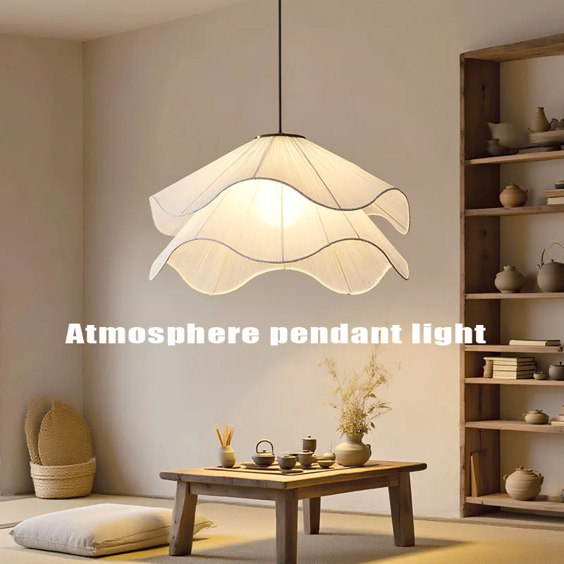 Nordic Cream Wind Pendant Light 30 40 50 60CM LED Cloth Chandelier Home Decoration Living Room Dining Bedroom Height Adjustable
Nordic Cream Wind Pendant Light 30 40 50 60CM LED Cloth Chandelier Home Decoration Living Room Dining Bedroom Height Adjustable