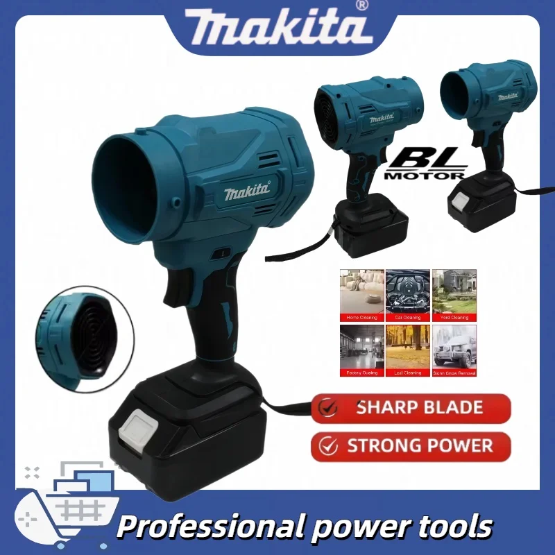 Makita High Speed Brushless Electric Air Blower Jet Turbo Fan 130000RPM Violent Fan Cordless Air Duster Tool
Makita High Speed Brushless Electric Air Blower Jet Turbo Fan 130000RPM Violent Fan Cordless Air Duster Tool
