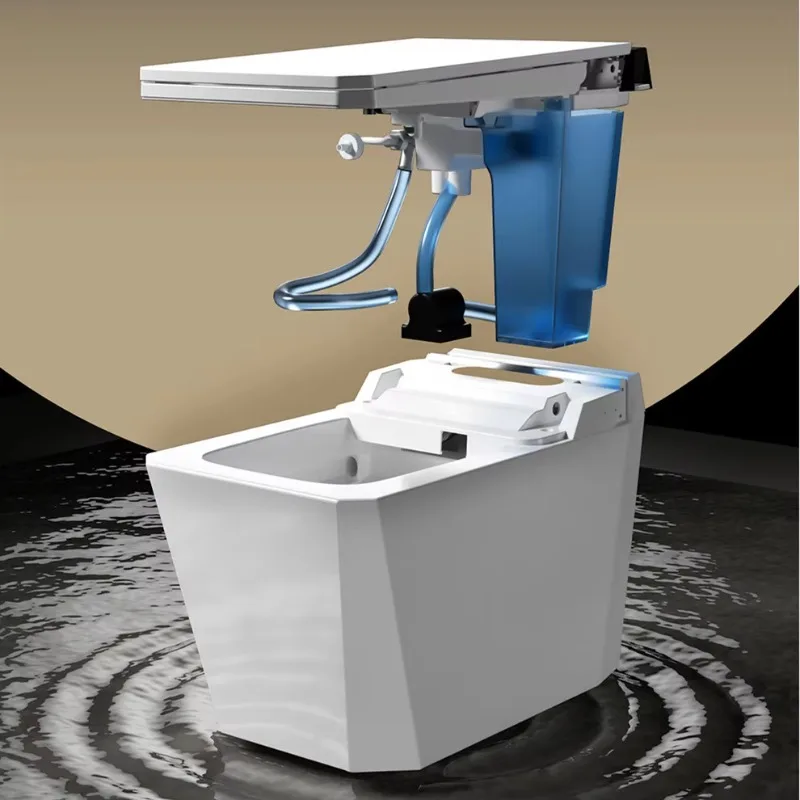 High-End Sanitary Ware Water Closet Floor Square Intelligent Toilet WC Auto Sensor Flush Open Electric Smart Toilet
High-End Sanitary Ware Water Closet Floor Square Intelligent Toilet WC Auto Sensor Flush Open Electric Smart Toilet