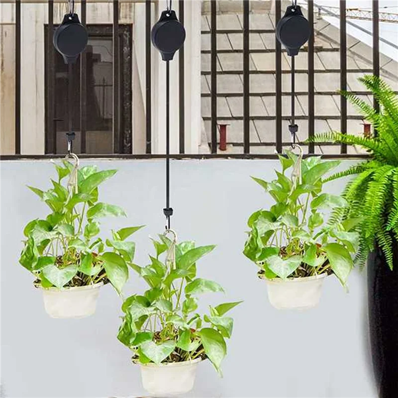 ABZC-Plant Pulley Retractable Hanger Plant Pulley Adjustable Height Wheel For Hanging Plants Indoor(8PCS) BLACK
ABZC-Plant Pulley Retractable Hanger Plant Pulley Adjustable Height Wheel For Hanging Plants Indoor(8PCS) BLACK