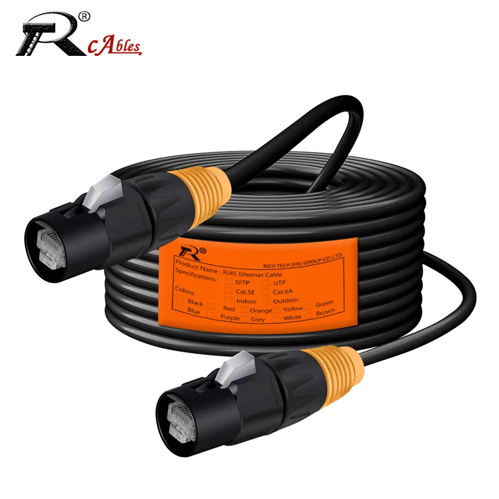 UTP/STP CAT5E/CAT6.A LAN Network Ethernet Extension Cable-Pro Audio&Lighting RJ45 Cable,Waterproof Male Plug with PUSH Button
UTP/STP CAT5E/CAT6.A LAN Network Ethernet Extension Cable-Pro Audio&Lighting RJ45 Cable,Waterproof Male Plug with PUSH Button