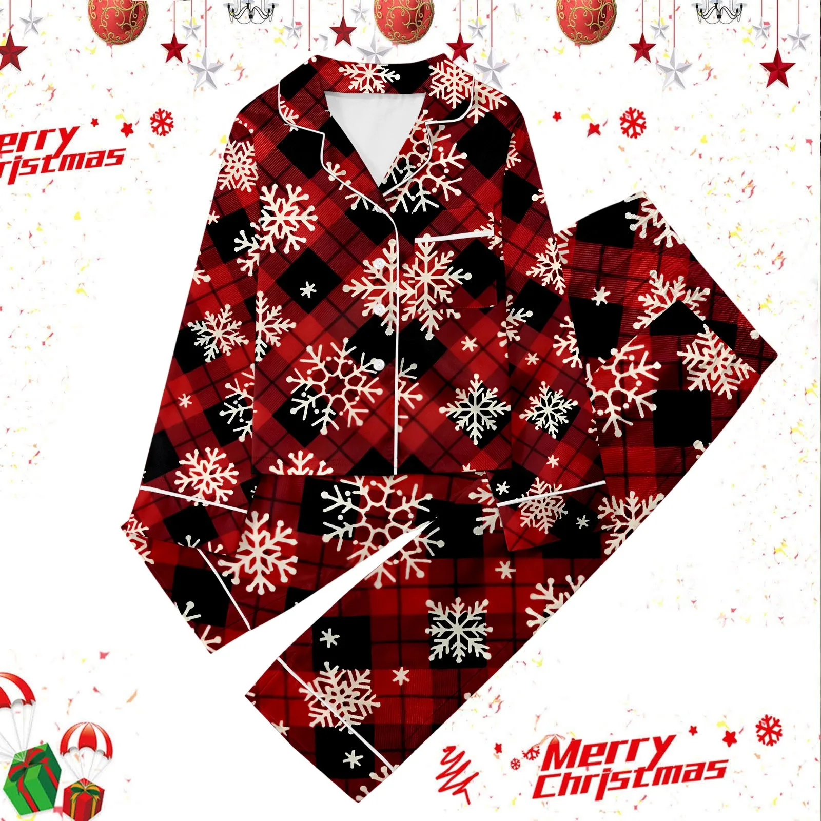 Kids Christmas Pattern Print Pajama Sets Baby Shirt Pants Loungewear Suit For Children Long Sleeve Button 2Pcs Girl Xams Pyjamas
Kids Christmas Pattern Print Pajama Sets Baby Shirt Pants Loungewear Suit For Children Long Sleeve Button 2Pcs Girl Xams Pyjamas