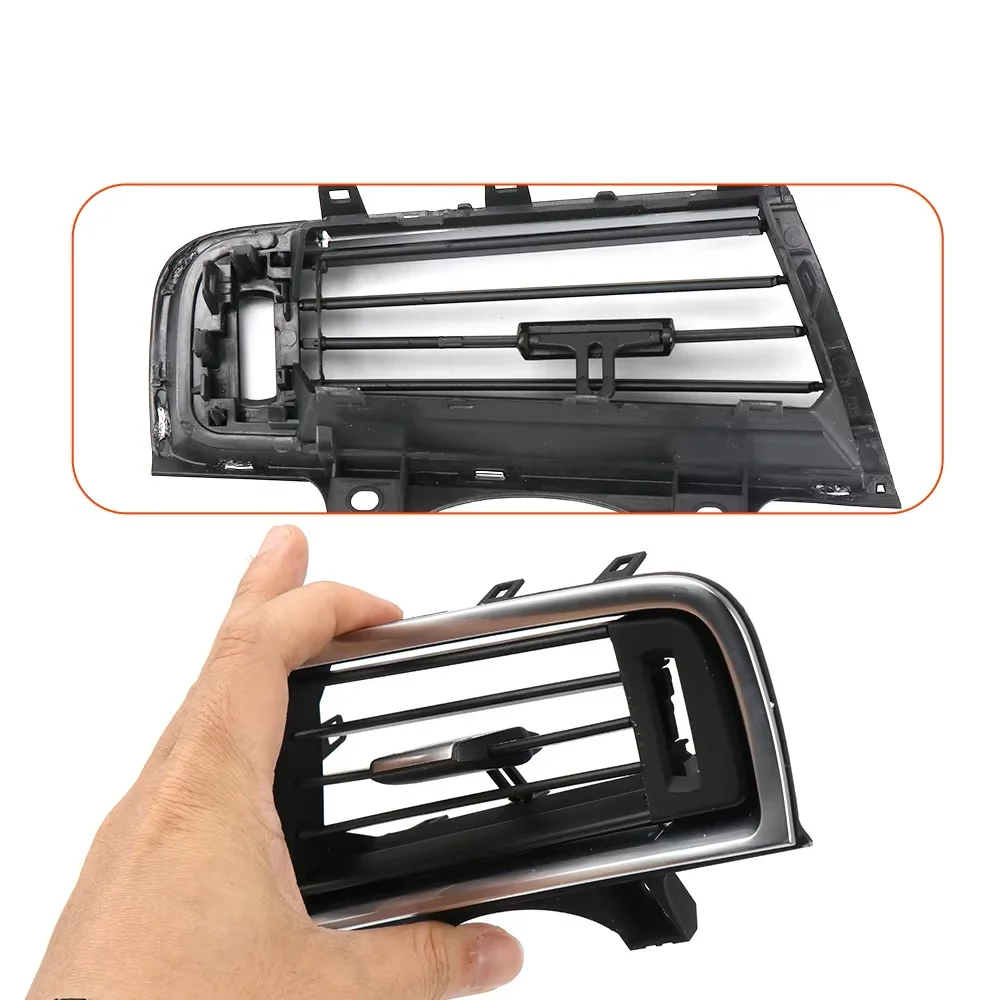 Автомобильный передний правый свежий вентиляционный отверстие для кондиционера, хромированная простая черная решетка, панель для BMW 5 серии GT F07 528 535 550i
Автомобильный передний правый свежий вентиляционный отверстие для кондиционера, хромированная простая черная решетка, панель для BMW 5 серии GT F07 528 535 550i