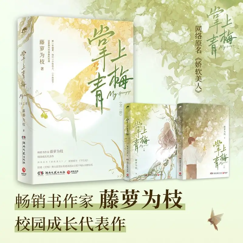 Green Plum In Palm Chinese Sweet Campus Growth Novel Full 2 Volumes Cute Girl & Gentle Boy Love Story
Green Plum In Palm Chinese Sweet Campus Growth Novel Full 2 Volumes Cute Girl & Gentle Boy Love Story