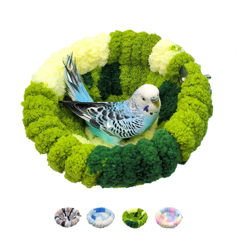 Winter Warm Bird Nest House Comfortable Soft Plush Bird Bed Swing Parrot Nest Parrot Hammock Foot Warmer Birdcage Accessories
Winter Warm Bird Nest House Comfortable Soft Plush Bird Bed Swing Parrot Nest Parrot Hammock Foot Warmer Birdcage Accessories