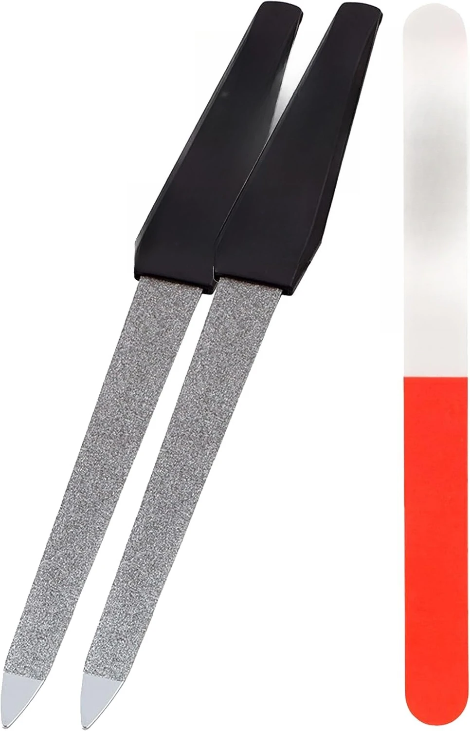 2Pcs Sapphire Metal Nail File With 3 Way Nail Buffer Set Stainless Steel Manicure Tool Made In Solingen Germany Salon Home Nail Care Supply
2Pcs Sapphire Metal Nail File With 3 Way Nail Buffer Set Stainless Steel Manicure Tool Made In Solingen Germany Salon Home Nail Care Supply