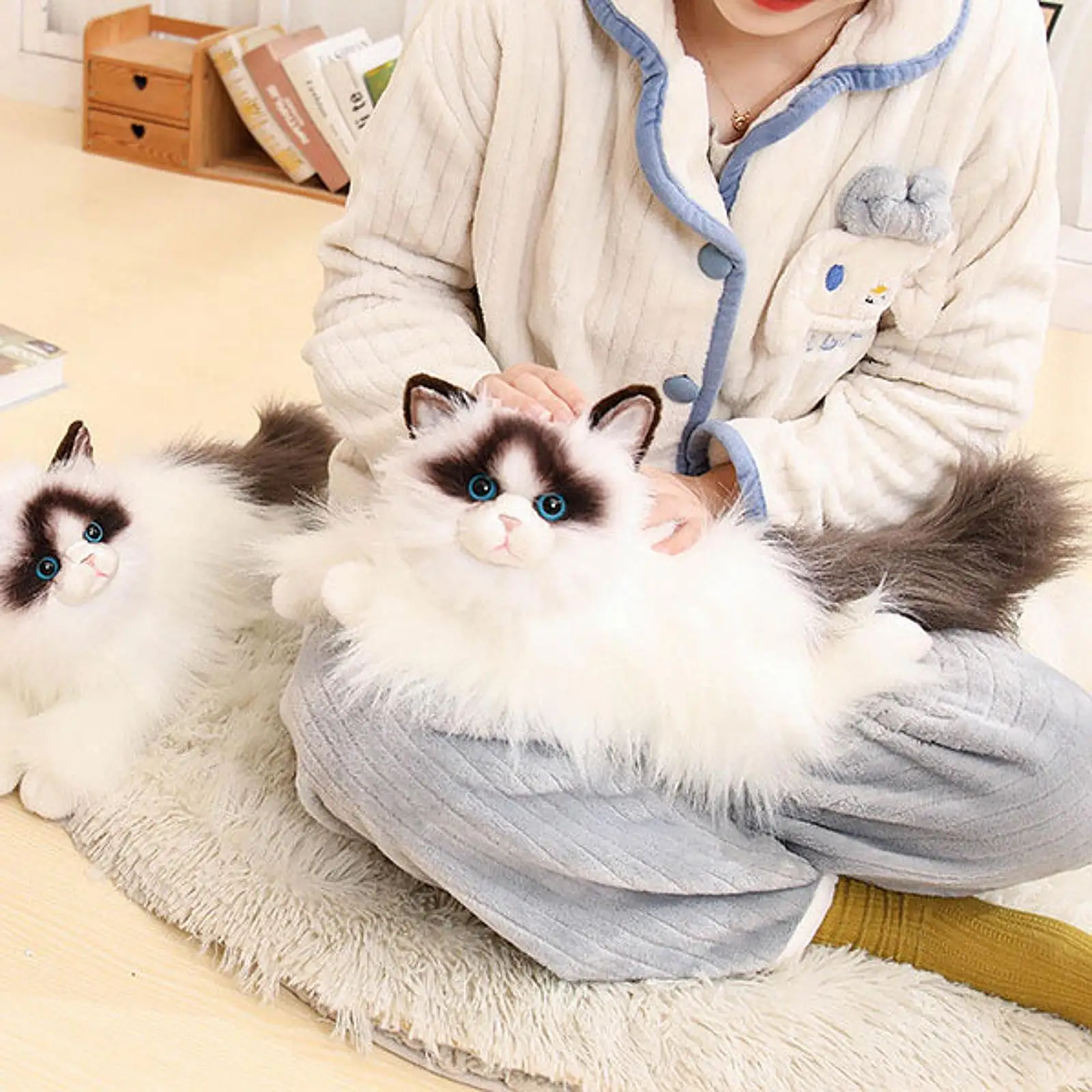 Cat Plush Stuffed Animal Toy Realistic Home Decoration Cat Stuffed Animals Toy Plush Doll for Adults Children Boys Girls Gifts
Cat Plush Stuffed Animal Toy Realistic Home Decoration Cat Stuffed Animals Toy Plush Doll for Adults Children Boys Girls Gifts