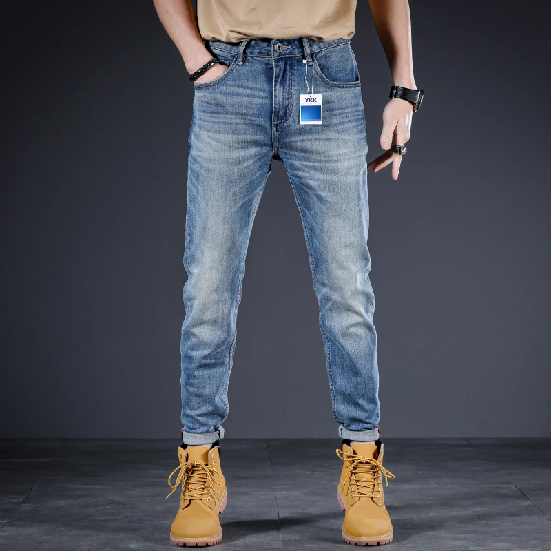High quality casual men's stretch jeans new slim fit small leg pants jeans for men skinny jeans men streetwear men
High quality casual men's stretch jeans new slim fit small leg pants jeans for men skinny jeans men streetwear men