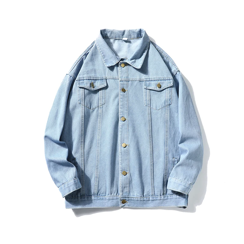 New Denim Jacket Men Vintage Jean Coats Streetwear Fashion Jean Jacket Men Turn Down Collar Denim Outerwear Cotton Bomber Jacket
New Denim Jacket Men Vintage Jean Coats Streetwear Fashion Jean Jacket Men Turn Down Collar Denim Outerwear Cotton Bomber Jacket