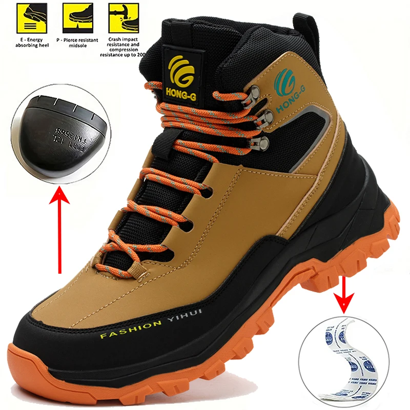 Waterproof Mens Work Safety Shoes Breathable Steel Toe Boots Indestructible Non Slip Safety Boots Protective Work Sports Shoes
Waterproof Mens Work Safety Shoes Breathable Steel Toe Boots Indestructible Non Slip Safety Boots Protective Work Sports Shoes